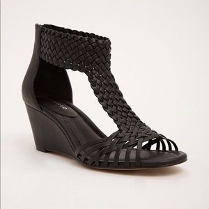 Torrid Wide Width Braided T-Strap Wedges